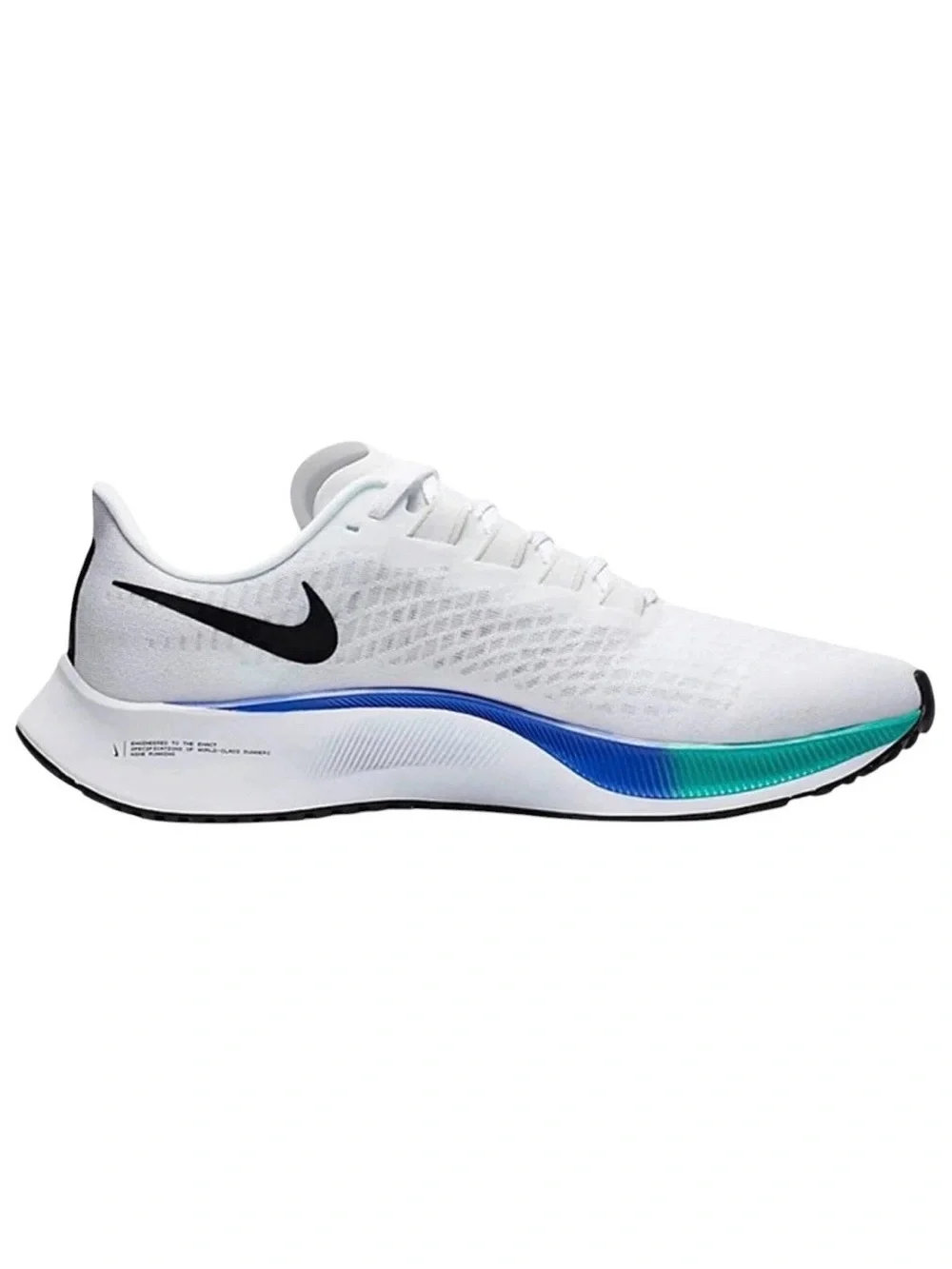 Nike Air Zoom Pegasus 37 White Multi-Color. Size 9. New without Box. Running.